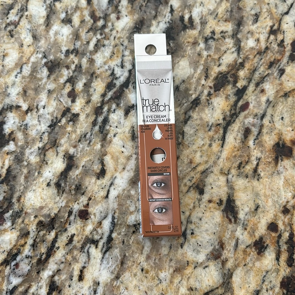 L’Oréal true match eye cream in a concealer
